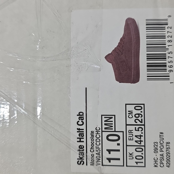 Vans Skate Half Cab PopCush – Brown Suede – Multiple Sizes Available - Picture 2 of 6